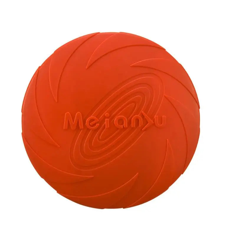 OUZEY Bite-Resistant Flying Disc ā Durable Dog Toy for Outdoor Training & Interactive Play
