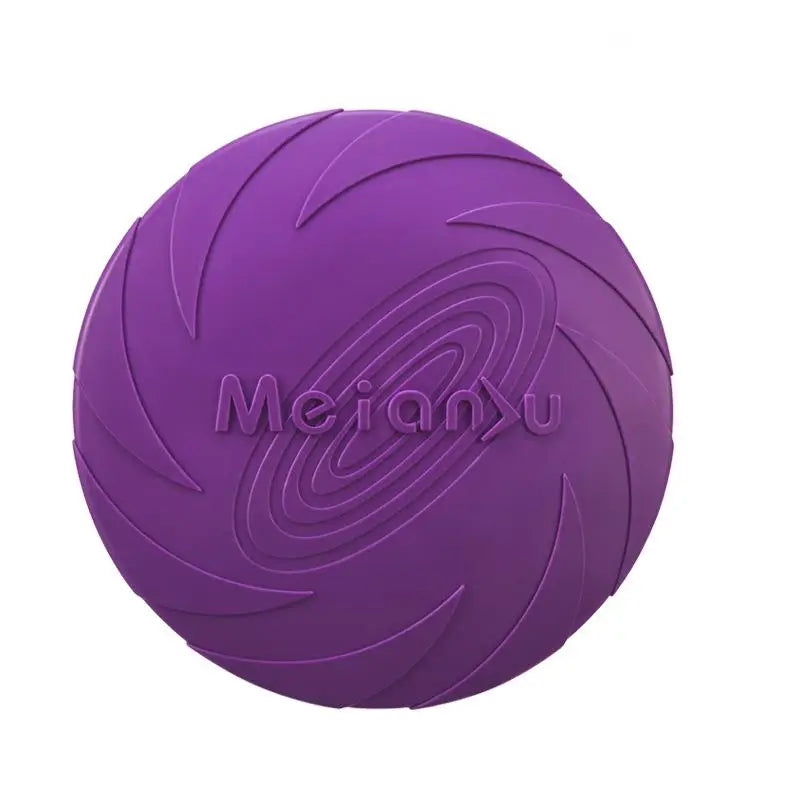 OUZEY Bite-Resistant Flying Disc ā Durable Dog Toy for Outdoor Training & Interactive Play