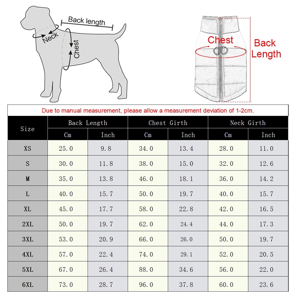 FrostPaw Waterproof Winter Dog Jacket