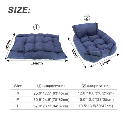 3‑in‑1 Multifunction Pet Bed & Mat