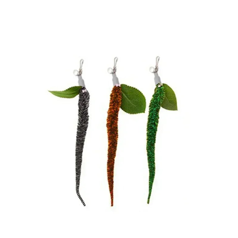 Interactive Peacock Cat Wand Toy