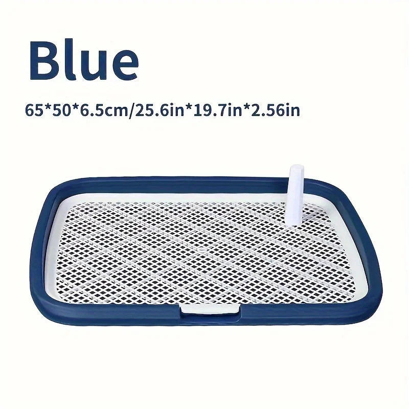 Reusable Indoor Dog Potty Tray with Removable Mesh Grid