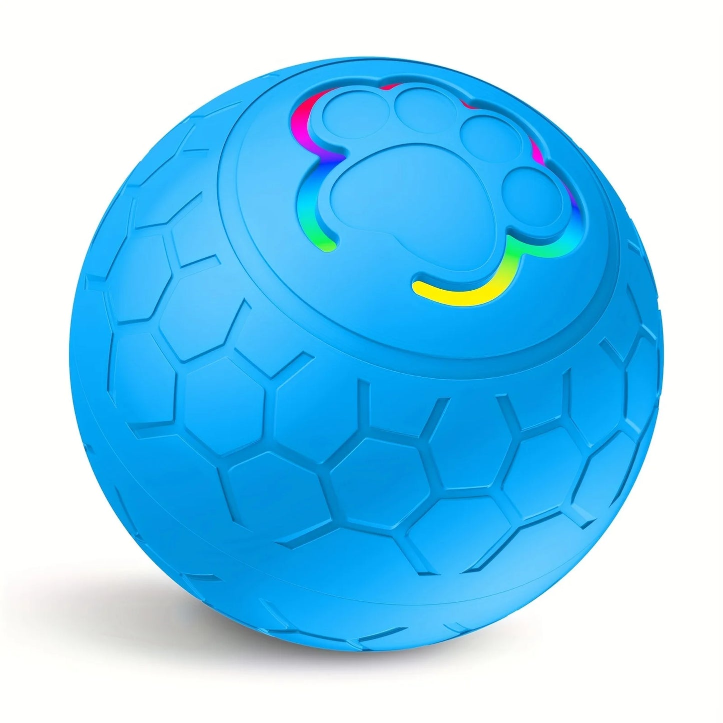 Smart Dog Toy Ball – USB Rechargeable Interactive Pet Ball with Automatic Bouncing, Rolling & RGB Lights for Dogs & Cats