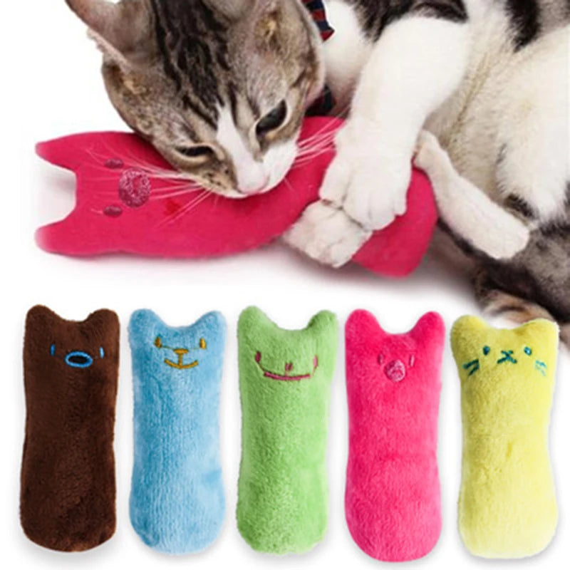Funny Teeth Grinding Catnip Toy