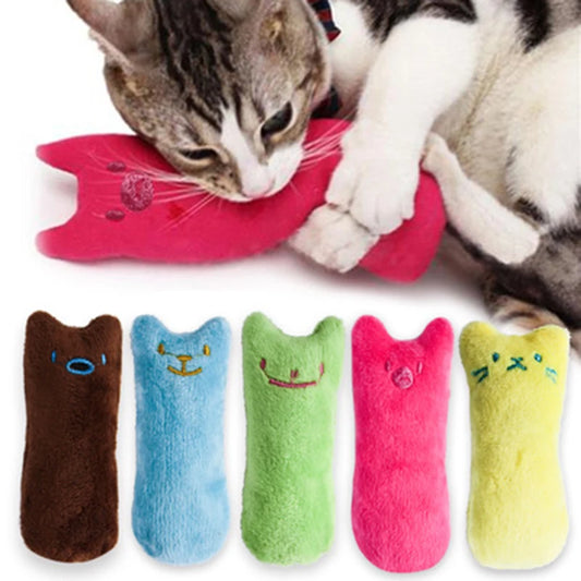 Funny Teeth Grinding Catnip Toy