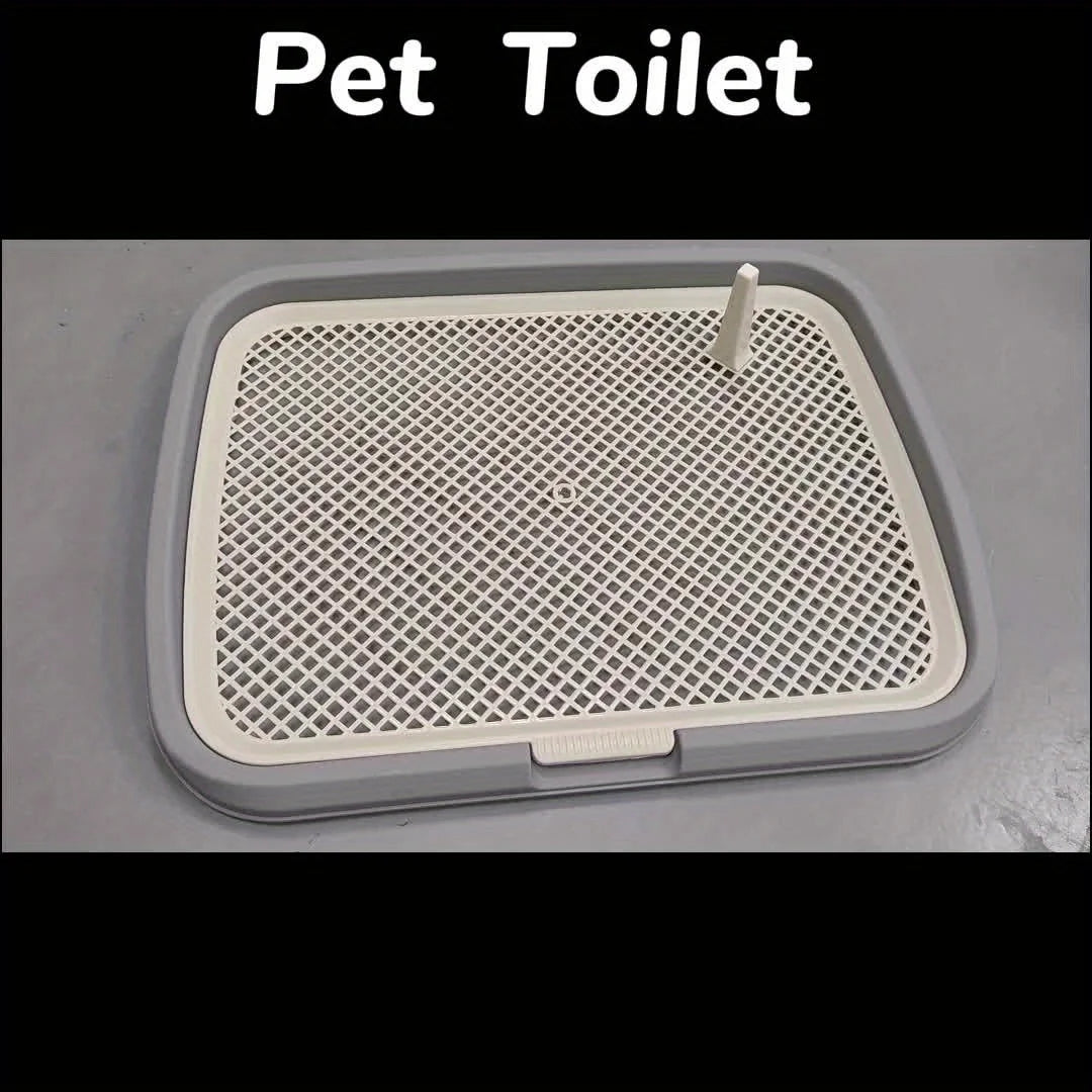 Reusable Indoor Dog Potty Tray with Removable Mesh Grid