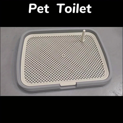 Reusable Indoor Dog Potty Tray with Removable Mesh Grid