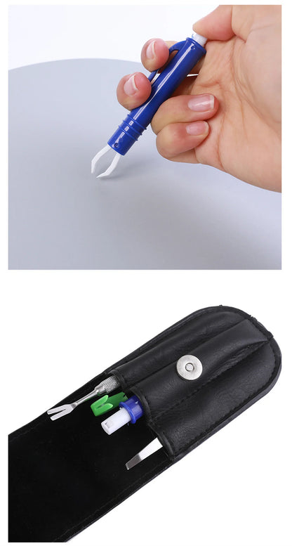Pet Tick Remover Kit – 4-in-1 Flea, Tick & Lice Removal Tools with Travel Case for Dogs & Cats