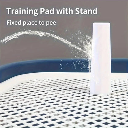 Reusable Indoor Dog Potty Tray with Removable Mesh Grid