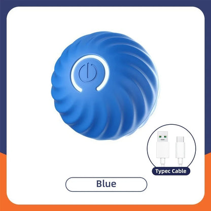 Smart Dog Toy Ball – USB Rechargeable Interactive Pet Ball with Automatic Bouncing, Rolling & RGB Lights for Dogs & Cats