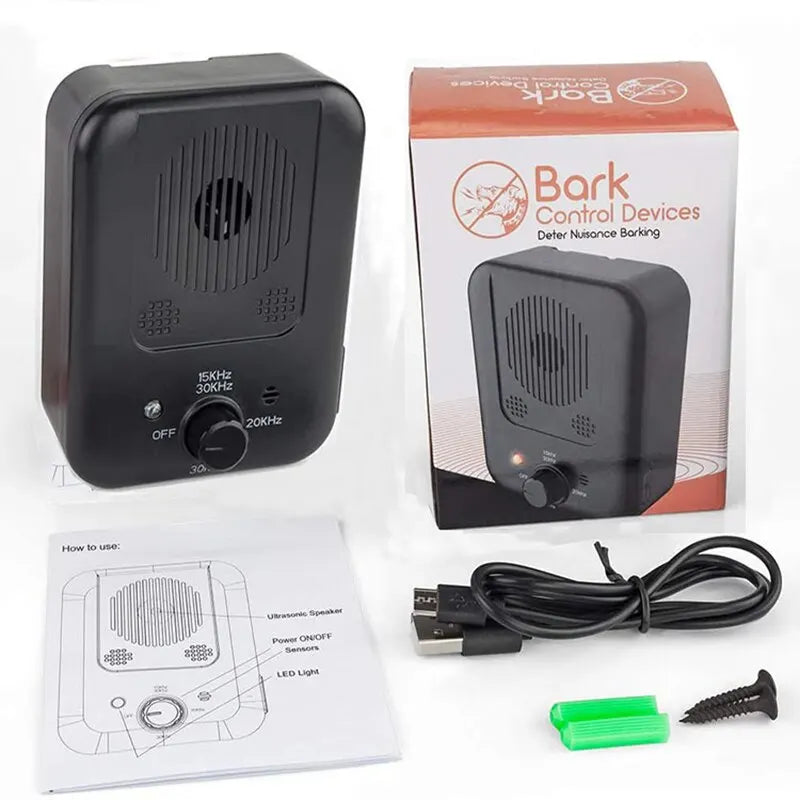 Ultrasonic Anti-Bark Trainer — Humane Electronic Bark Deterrent