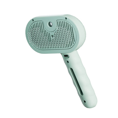 Steam Spray Dog & Cat Grooming Brush – 3-in-1 Mist & De-Shedding