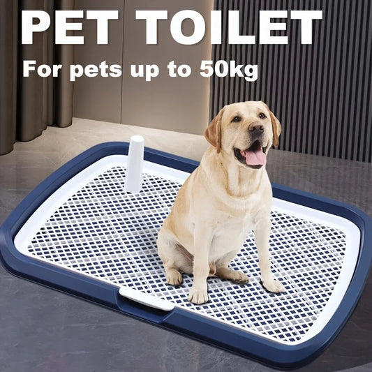 Reusable Indoor Dog Potty Tray with Removable Mesh Grid