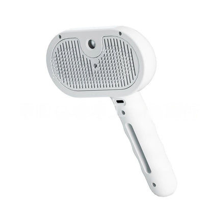 Steam Spray Dog & Cat Grooming Brush – 3-in-1 Mist & De-Shedding