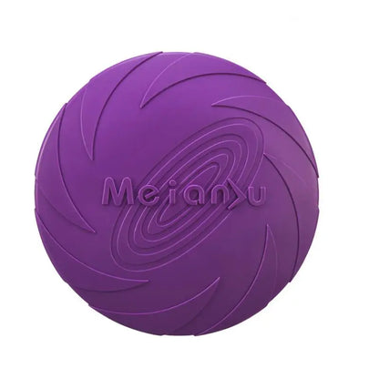 OUZEY Bite-Resistant Flying Disc – Durable Dog Toy for Outdoor Training & Interactive Play