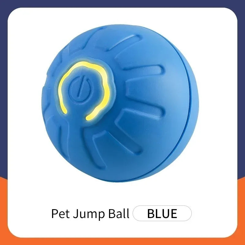 Smart Dog Toy Ball – USB Rechargeable Interactive Pet Ball with Automatic Bouncing, Rolling & RGB Lights for Dogs & Cats