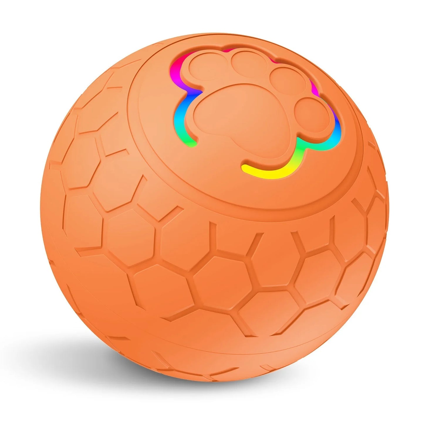 Smart Dog Toy Ball – USB Rechargeable Interactive Pet Ball with Automatic Bouncing, Rolling & RGB Lights for Dogs & Cats