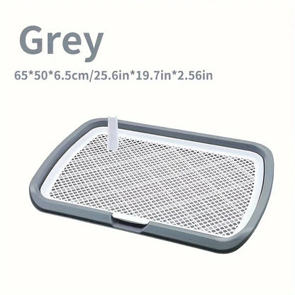 Reusable Indoor Dog Potty Tray with Removable Mesh Grid