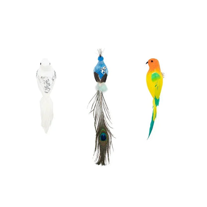 Interactive Peacock Cat Wand Toy