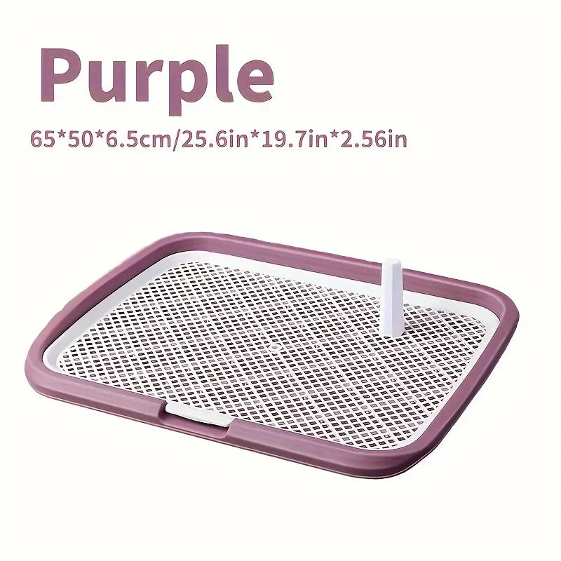 Reusable Indoor Dog Potty Tray with Removable Mesh Grid