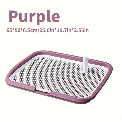 Reusable Indoor Dog Potty Tray with Removable Mesh Grid