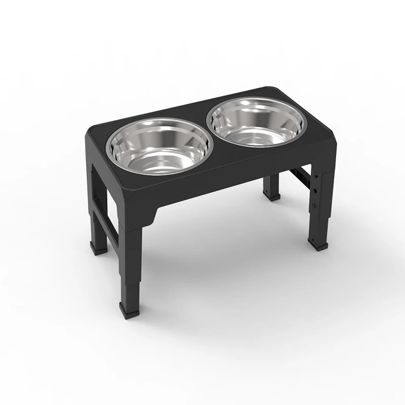Adjustable Elevated Dog Feeder – Ergonomic Double Bowl Stand for All Breeds