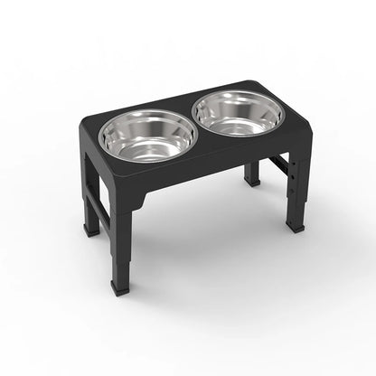 Adjustable Elevated Dog Feeder – Ergonomic Double Bowl Stand for All Breeds