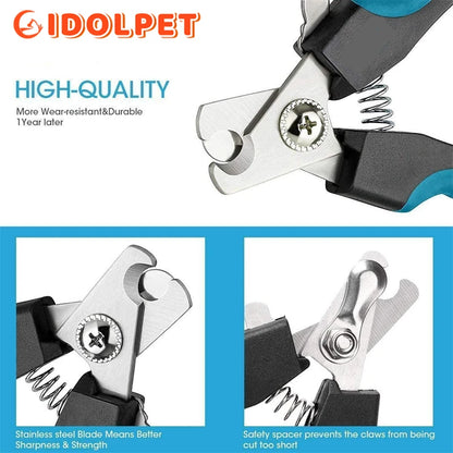 Pet Nail Clipper with Safety Guard