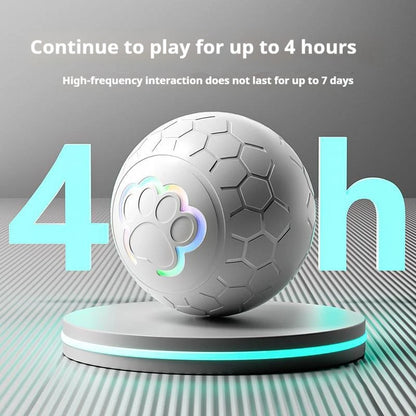 Smart Dog Toy Ball – USB Rechargeable Interactive Pet Ball with Automatic Bouncing, Rolling & RGB Lights for Dogs & Cats