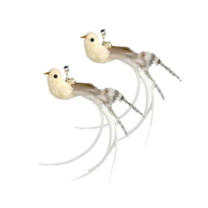 Interactive Peacock Cat Wand Toy