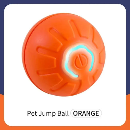 Smart Dog Toy Ball – USB Rechargeable Interactive Pet Ball with Automatic Bouncing, Rolling & RGB Lights for Dogs & Cats