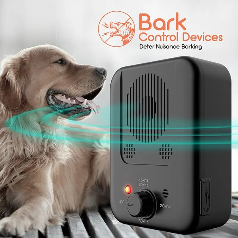Ultrasonic Anti-Bark Trainer — Humane Electronic Bark Deterrent