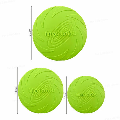 OUZEY Bite-Resistant Flying Disc – Durable Dog Toy for Outdoor Training & Interactive Play